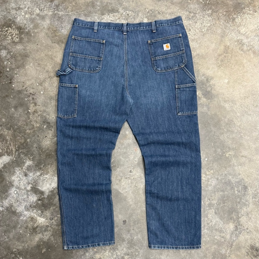 Carhartt Relaxed Fit Carpenter Jeans Workwear Utility Denim